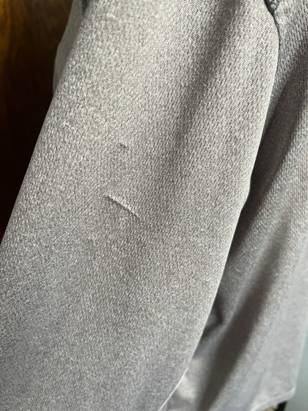 J. America Gray Quarter-Zip Pullover with Red IU Logo - Picture 6 of 6